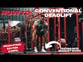 how to conventional deadlift w jamal browner u0026 821 for 5 reps