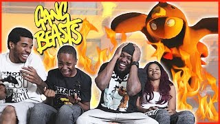 FAMILY MEMBER FIRE PIT SACRAFICE! - Gang Beasts Gameplay