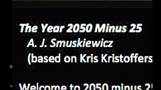 THE YEAR 2050 MINUS 25