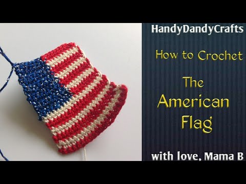Crochet American Flag