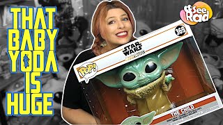 BABY YODA SUPER SIZED |10 INCH THE CHILD FUNKO POP! Unboxing,  Review, & Comparison