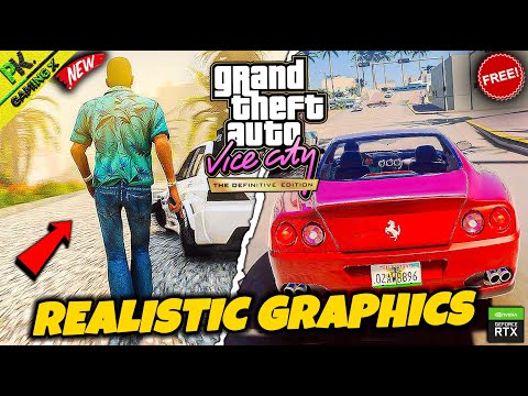 How To Install Realistic Graphics Mod in GTA VC Nex-Gen Edition | Easy Guide | 2GB Ram | Low End PC😍
