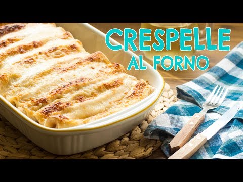 Crespelle al Forno Ripiene con Prosciutto e Formaggio | Ricetta Facile e Veloce | 55Winston55
