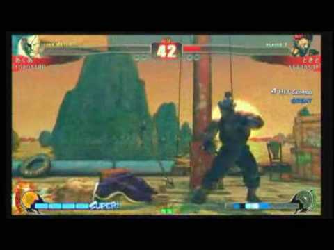 SF4:Akua (Sa) vs Tokido (Go) - Team Kanagawa vs Team Chiba - 17-10-2009