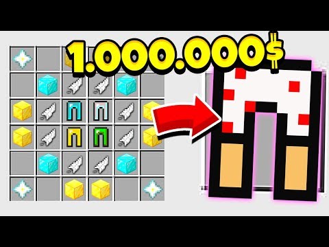 КАК СКРАФТИТЬ ШТАНЫ БОГА ЗА 1.000.000$ В МАЙНКРАФТ? СЕКРЕТНЫЙ КРАФТ