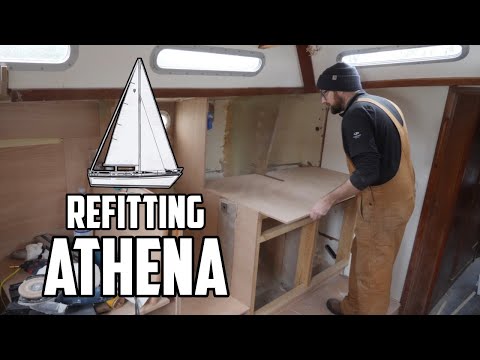 Sail Life - Athena's new galley - DIY sailboat project