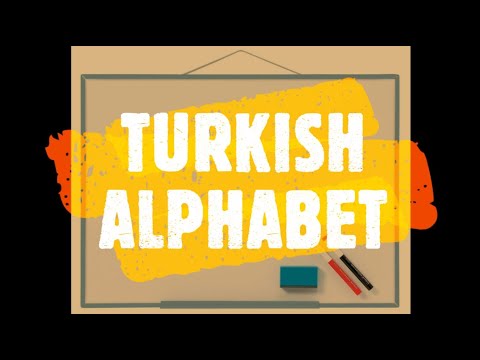 Learn Turkish Lesson 2 - Turkish Alphabet ( Türk Alfabesi )