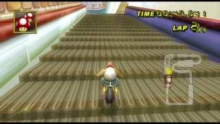 Mario Kart Wii - How To Beat Coconut Mall Fast Staff Ghost