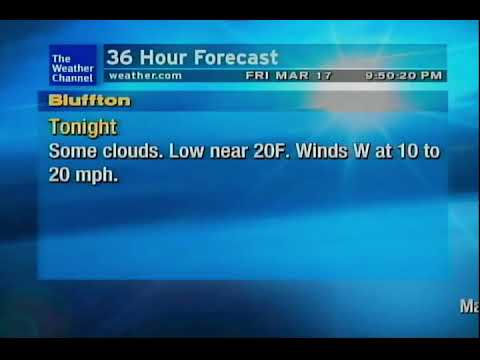 WeatherStar XL Bluffton 3/17/23