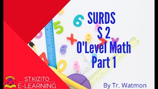 SURDS PART 1