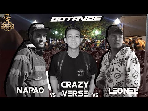 (BATALLÓN) LEONEL 🇪🇨 vs CRAZY VERSE 🇵🇪 vs NAPAO 🇻🇪 8vos - FINAL NACIONAL #ElCuartoElemento