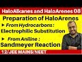 HaloAlkanes And HaloArenes 08 Preparation Of HaloArene Sandmeyer N Gattermann Reaction JEE NEET