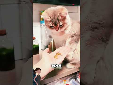 pisica asta poate găsi orice
