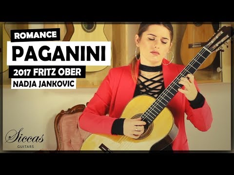 Nadja Jankovic plays Romance from Grand Sonata by Niccolò Paganini on a 2017 Fritz Ober