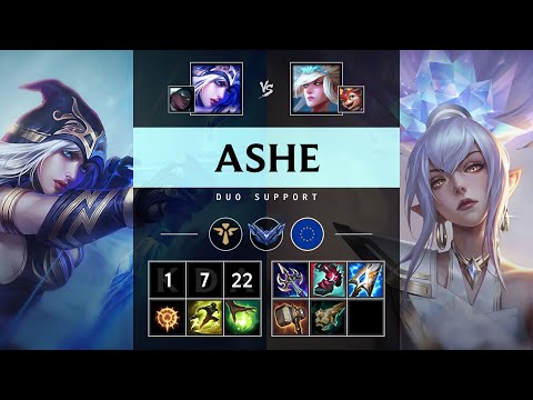 Ashe Support vs Janna - EUW Diamond Patch 25.10
