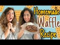 WE TRIED NANI S WAFFLE RECIPE Chinki Minky TWINS