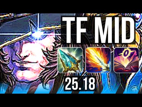 TWISTED FATE vs ZED (MID) | Legendary | EUNE Challenger | 25.18