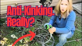 Non-Kinking 50-Foot Stainless Steel Garden Hose With Swivel Nozzle. Leakproof!