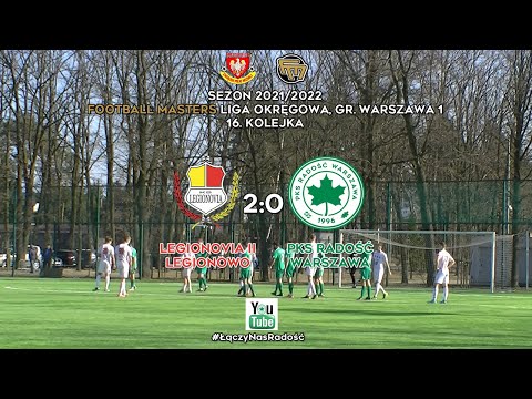 Sezon 21/22: Legionovia II Legionowo 2:0 PKS Radość
