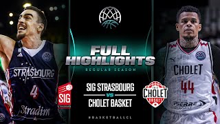 SIG Strasbourg v Cholet Basket | Full Game Highlights | #BasketballCL 2023-24