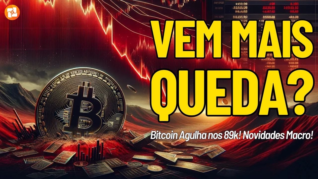 🛑BITCOIN EM PÂNICO?? VEM MAIS QUEDA? O QUE ESTÁ ACONTECENDO? CONTAGEM REGRESSIVA PARA PAYROLL!