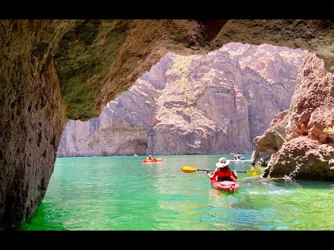 Kayaking the Black canyon of the Colorado River (4K)