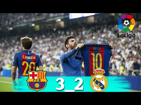 Real Madrid 2 × 3 Barcelona ⚫ La Liga 16/17 Extended Goals & Highlights HD