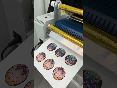 360 laminating foil machine, special design for foil #laminator #foilmachine #printing #foil
