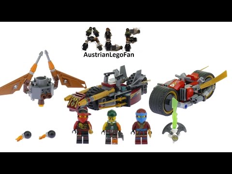 Vidéo LEGO Ninjago 70600 : La poursuite en moto des Ninja