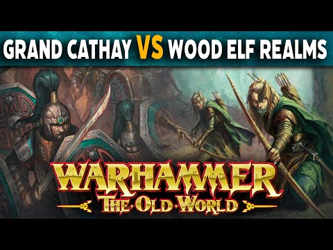 Grand Cathay vs Wood Elf Realms - Warhammer The Old World Battle Report
