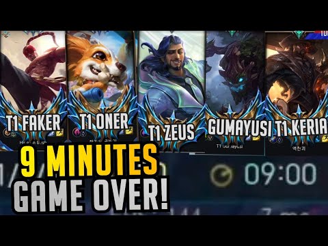 T1 Playing ARAM All Together! - Zeus | Oner | Faker | Gumayusi | Keria