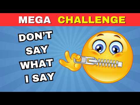 Avoid Saying The Same Thing As Me 🤫🔥 MEGA CHALLENGE ❌😢