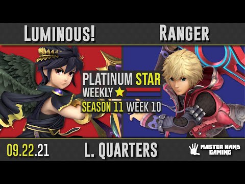 PSW S11:W10 - Ranger (Shulk) vs Luminous! (Pit, Dark Pit) - L Quarterfinals