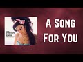 Amy Winehouse - A Song For You (Lyrics)