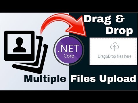 Uploading Multiple Files using Drag and Drop Operation ASP NET Core