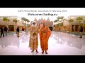 Indian Spiritual Leader Sadhguru Visits BAPS Hindu Mandir Abu Dhabi UAE 4 Feb 2025