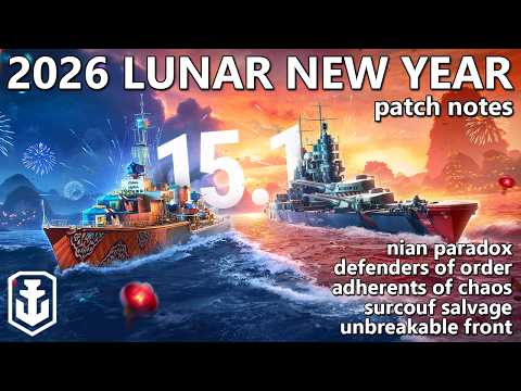 Everything You Need To Know About Update 15.1 - Lunar New Year (World of Warships)