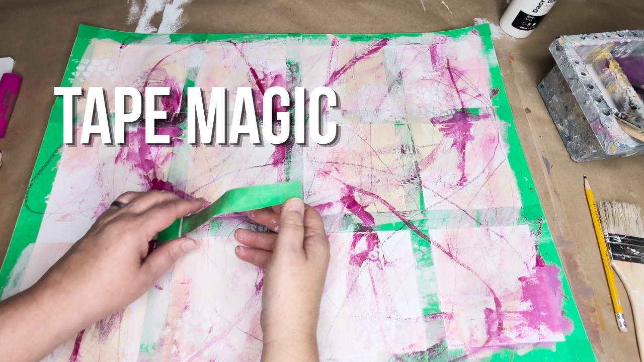 Super Easy Tiny Abstract Paintings Anyone Can Make