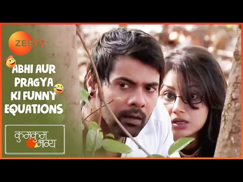 गुंडों से छिप रहे हैं Abhi और Pragya | Kumkum Bhagya | Abhi aur Pragya ki Funny Equations | Zee TV