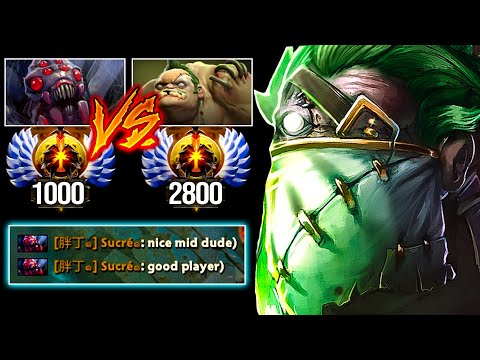 Comeback Game! Master Tier Etlendo Pudge Against Immortal Rank 1000 Broodmother Mid | Pudge Official