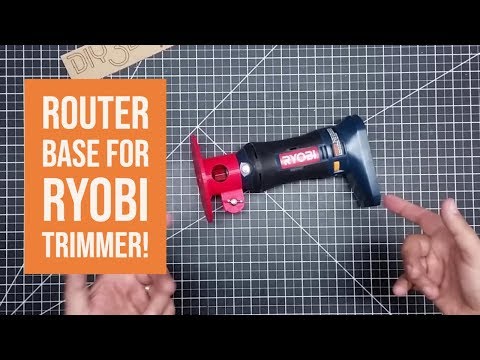 🧞♂️ Ryobi Trimmer Router Base!・Free STL File for ・Cults