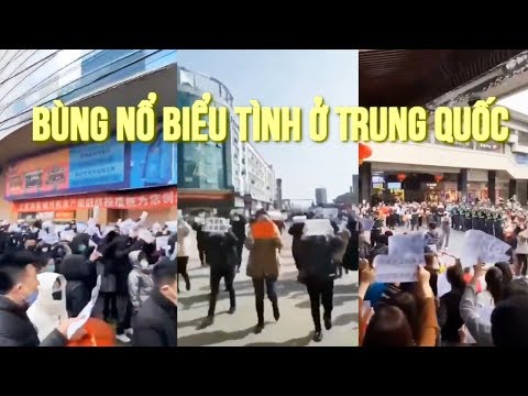 Bùng nổ biểu tình tại một số nơi ở Trung Quốc