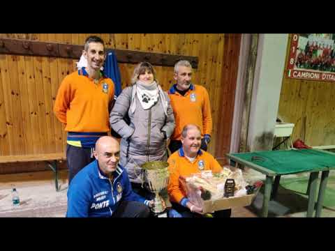 Bocce : Tabellino Memorial Luigino Combetta e Fotografie - Salassa (TO) - 18 Dicembre 2022
