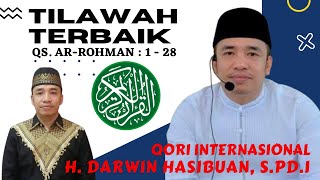 Download lagu H DARWIN HASIBUAN SOHIBUDDIN QORI INTERNASIONAL | TILAWAH MERDU QS ARROHMAN 1 - 28 mp3