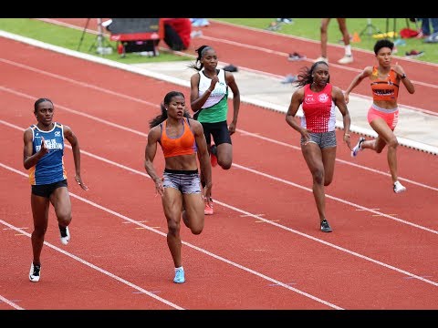 Laetitia ETIA SAME en 11''97 100m JUF- CHAMPIONNAT REGIONNAL CADETS/JUNIORS MONTGERON, 16 JUIN 2018
