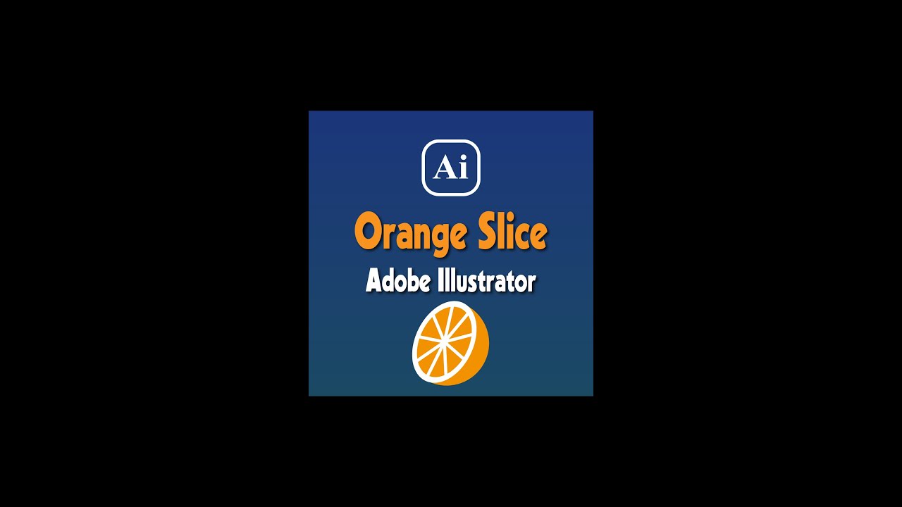 Adobe Illustrator - Create an Orange Slice