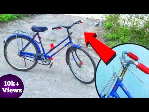 Ranger cycle handle fitted on Desi cycle | Cycle Handle Experiment | experimental | Cycle Handle..