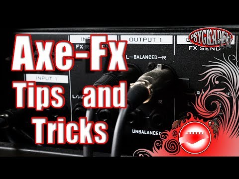 Axe Fx T&T #8 - In and outputs - Connection for live and recording tutorial