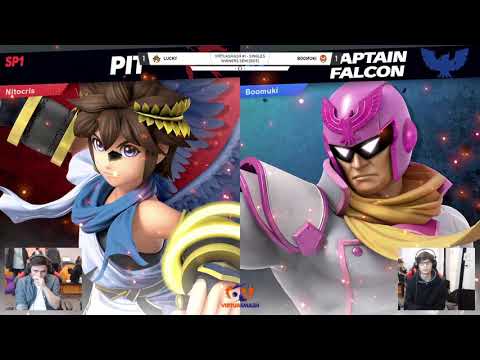 Lucky (Pit) vs. Boomuki (Captain Falcon) - Winners Semis | VirtuaSmash #1