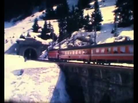 Arlbergbahn 1986, Teil 3/3, Rh1180, 1020, 1044 der ÖBB, Tonfilm